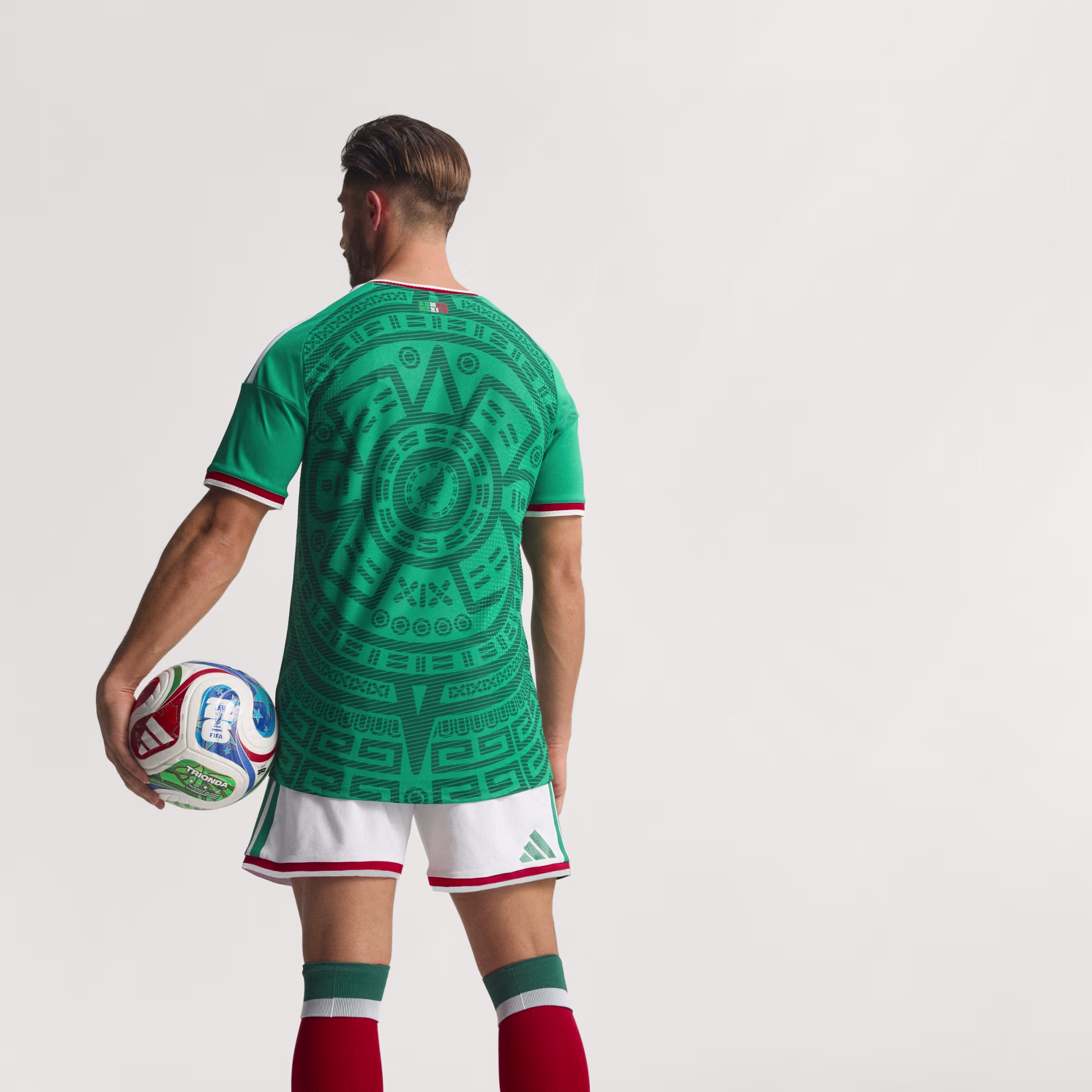 Mexico 26 Home Authentic Jersey - Image 3