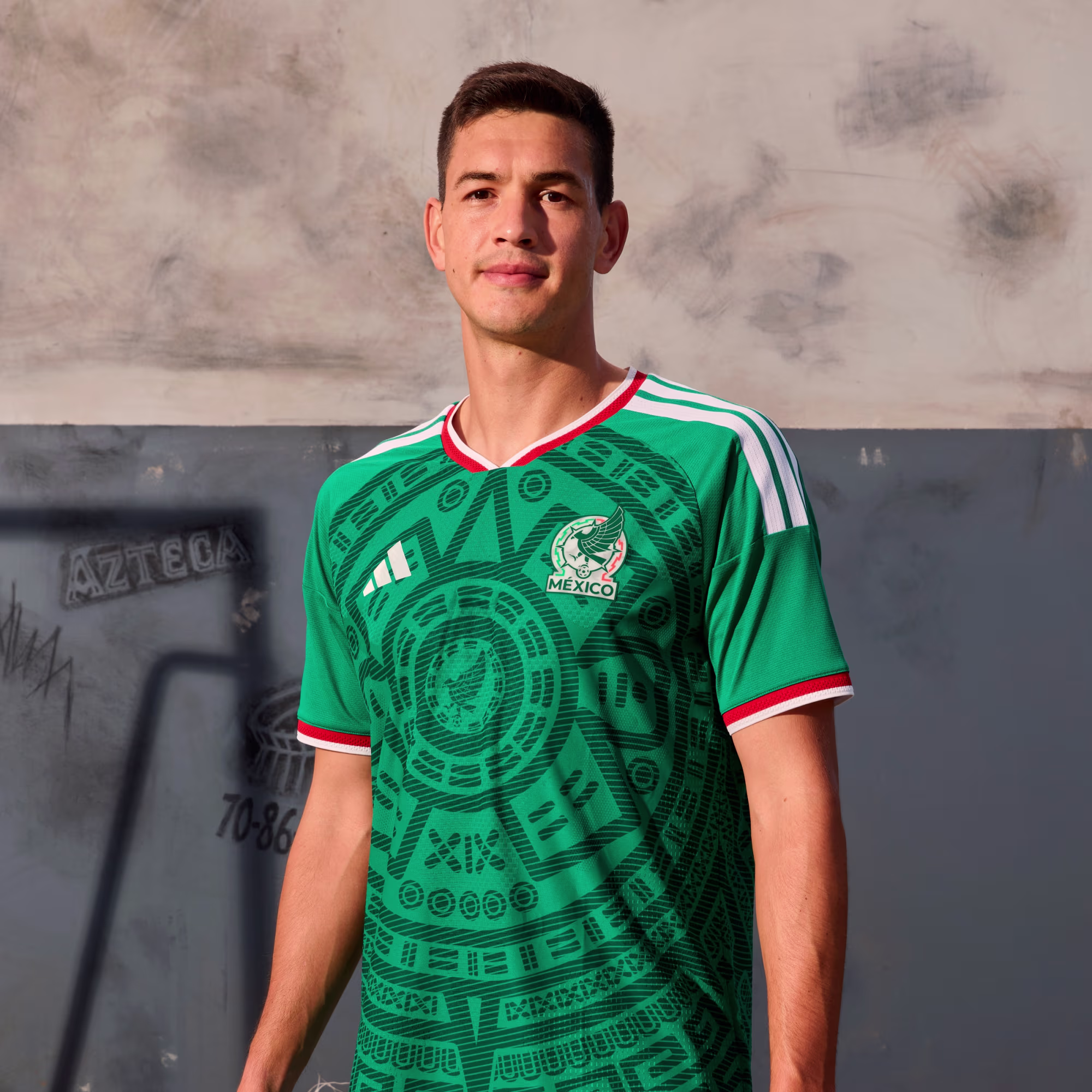 Mexico 26 Home Authentic Jersey
