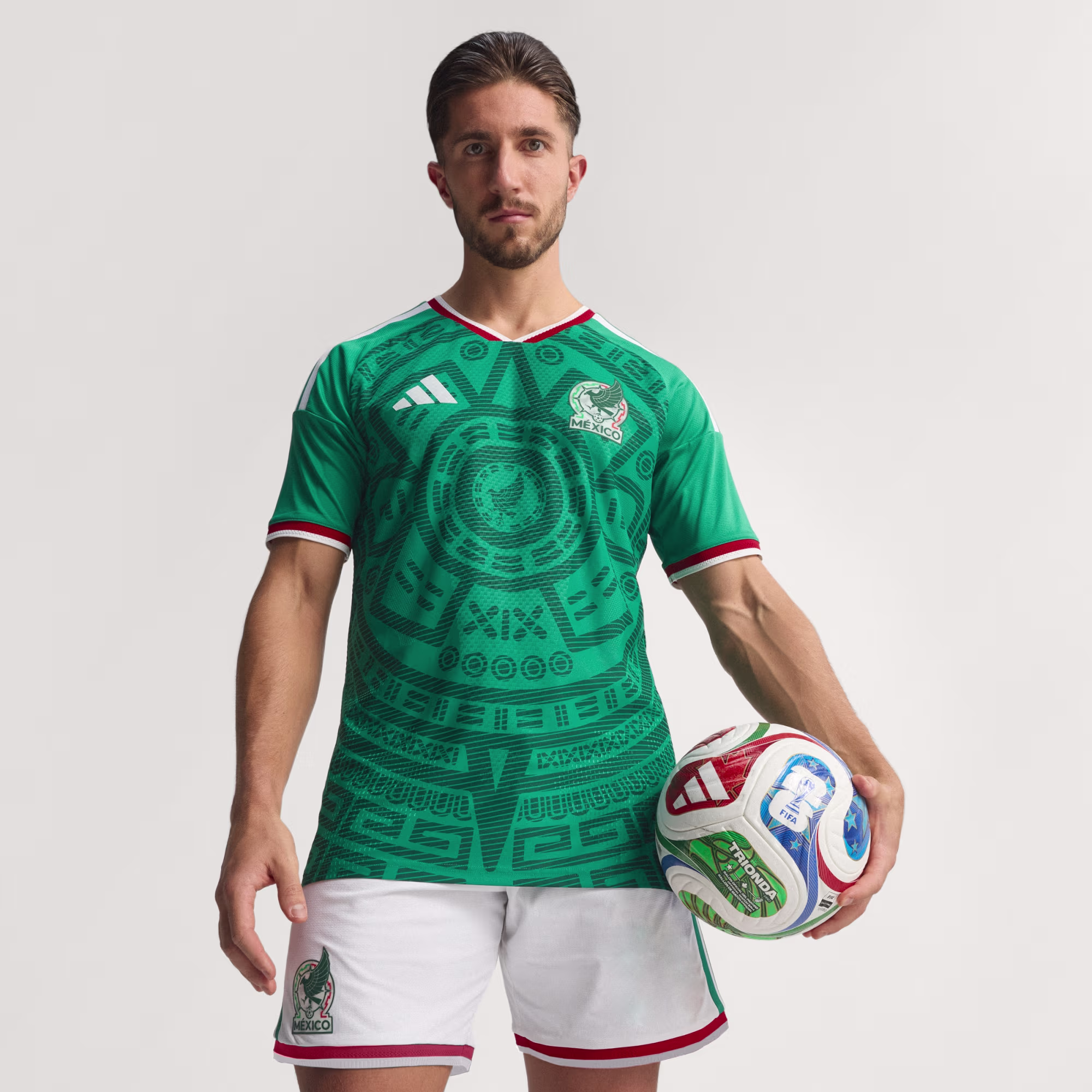 Mexico 26 Home Authentic Jersey - Image 2