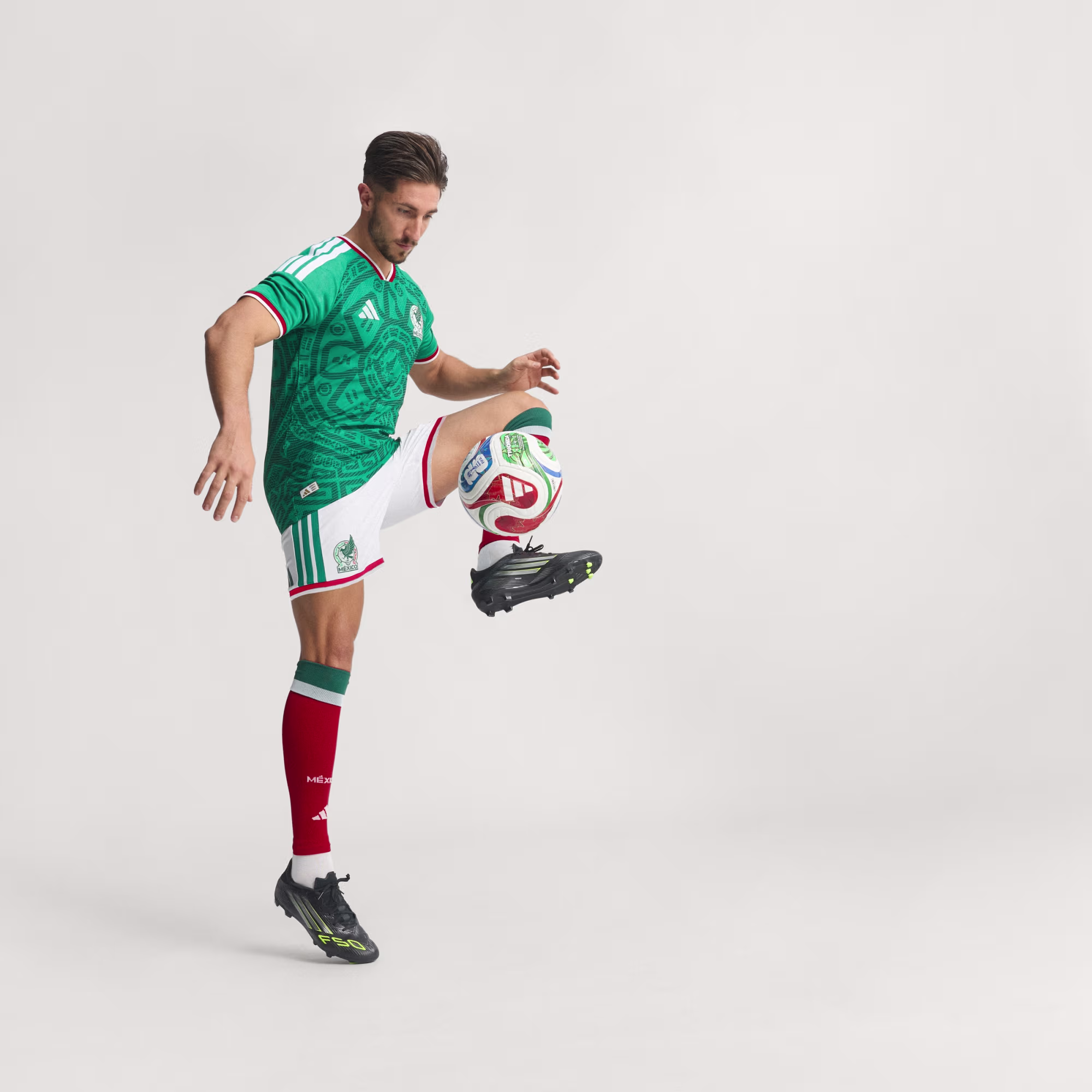 Mexico 26 Home Authentic Jersey - Image 7
