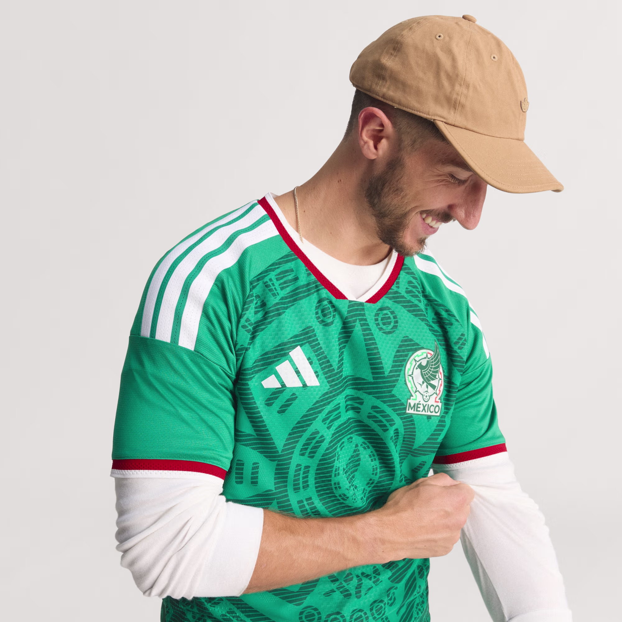 Mexico 26 Home Authentic Jersey - Image 9