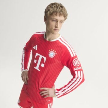 Men's Adidas FC Bayern Authentic Long Sleeve Home 2026 Jersey