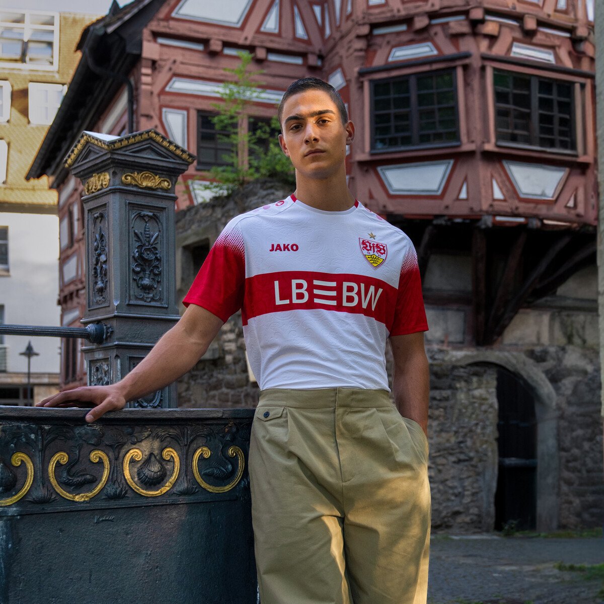 Men's Jako VfB Stuttgart Home 2026/27 Jersey - Image 7