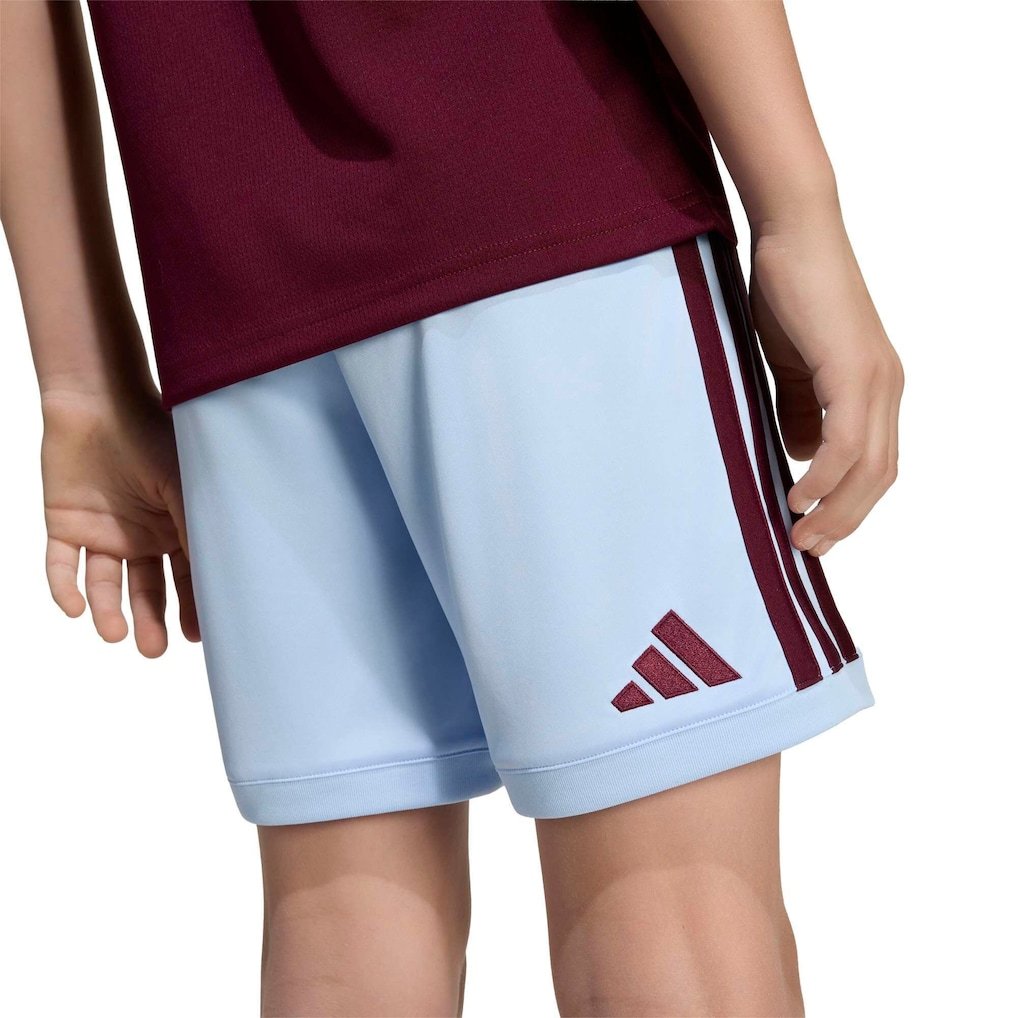 Kid's Adidas Aston Villa Home 2026 Shorts - Image 4